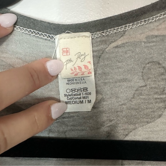 7th Ray Camoflauge Striped Maxi Long Sleeve Cardigan with Thumb Holes Sweater M - Picture 3 of 4